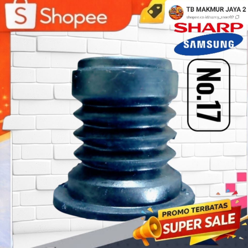 Seal Karet Pembuangan Air No.17 Samsung Sharp – Sparepart Mesin Cuci Drain Valve