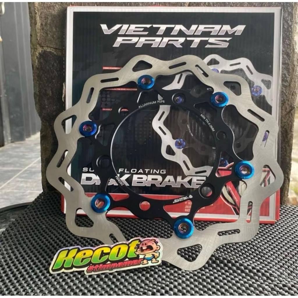 DISK PIRINGAN CAKRAM UK 260MM DISK BRAKE VLOATING BY VIETNAM PARTS PIRINGAN BEAT VARIO GENIO SCOOPY 