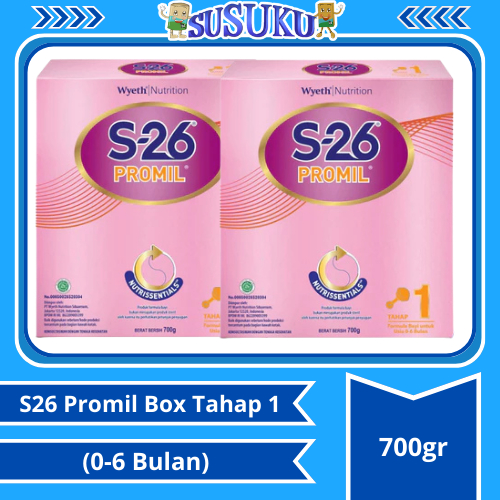 S26 Promil Box Tahap 1 (0-6 Bulan) 700gr - Susu Bayi
