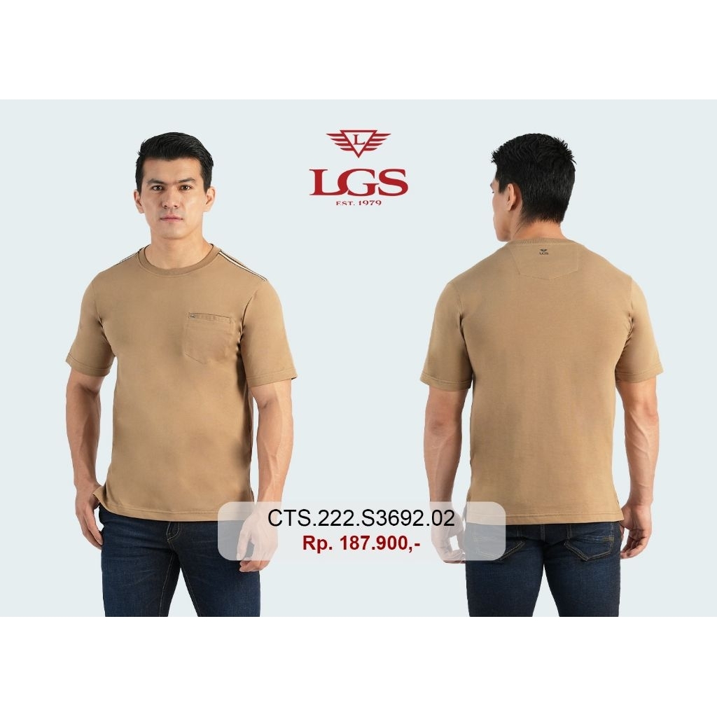 (NEW) T-shirt Pria LGS ORIGINAL Regular Fit