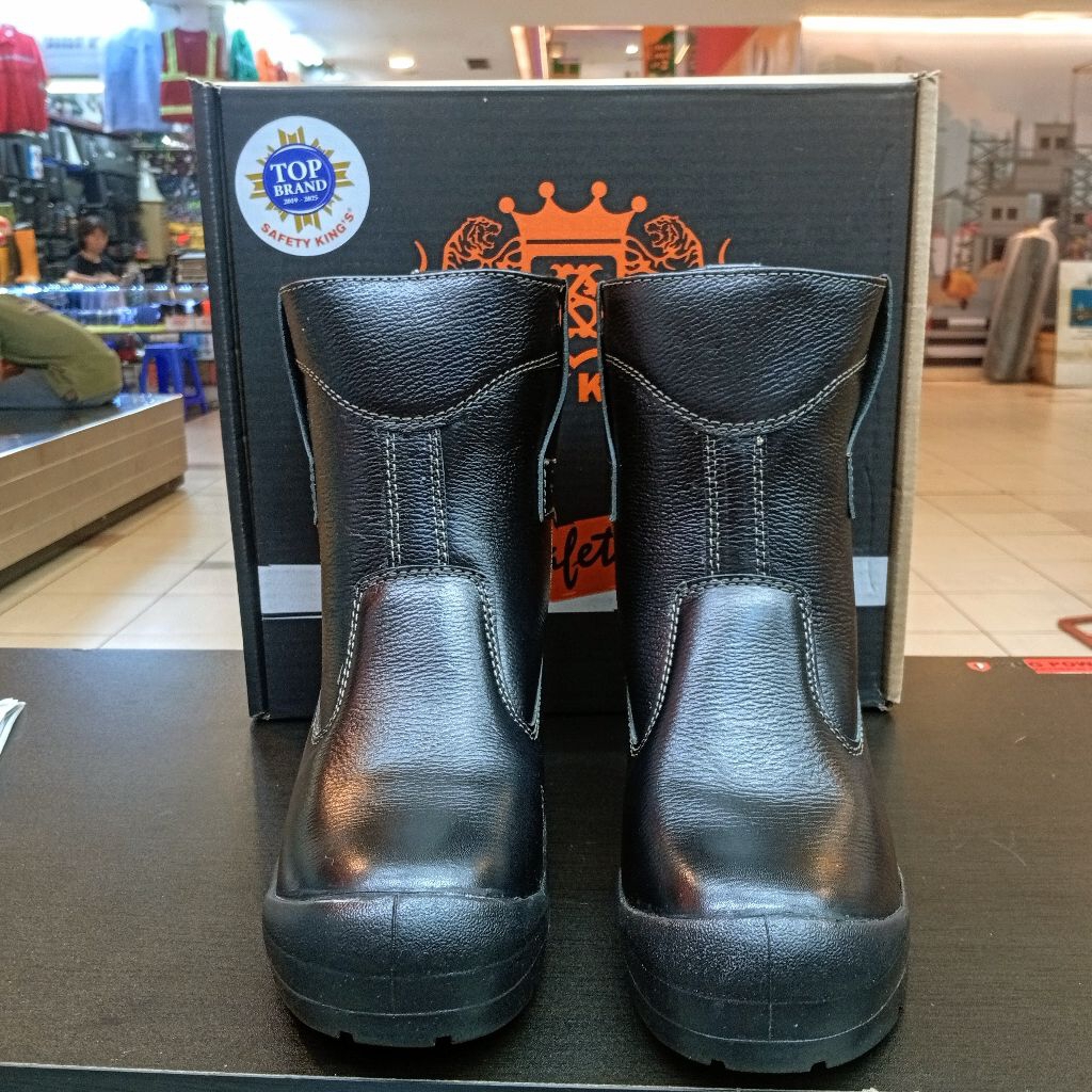 Sepatu Safety King's KWD 805 X-Hitam Safety Shoes Keselamatan Kerja Proyek Berkualitas Tinggi 100%Or