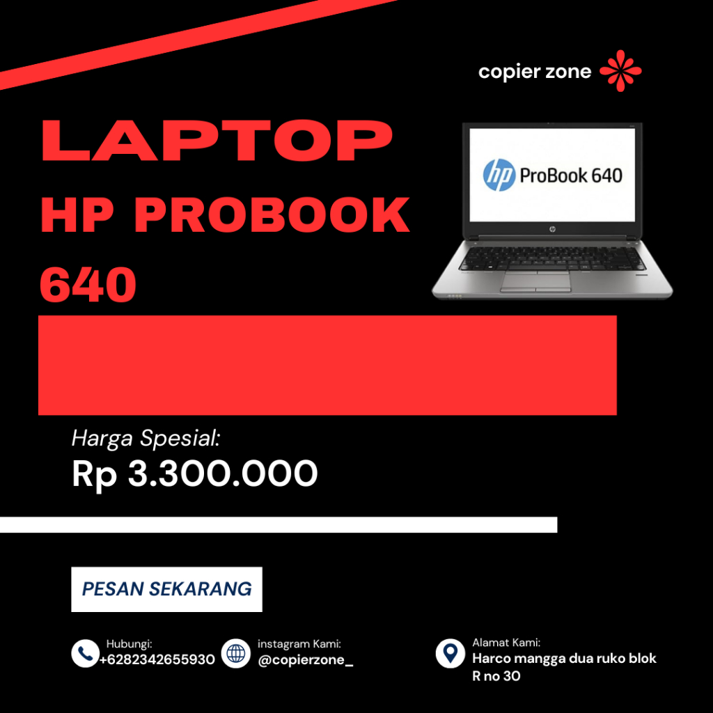 HP ProBook 640 G3 | Core i7 Gen 7 | SSD | 14”