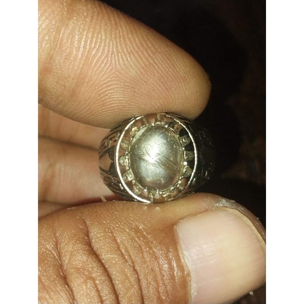 Natural kecubung rambut emas