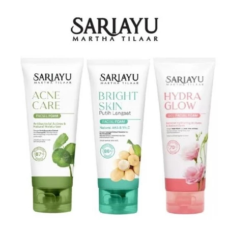 SARI AYU SARIAYU Sari Ayu Facial Foam 100g  75g - Sabun Pembersih Pencuci Wajah Murah