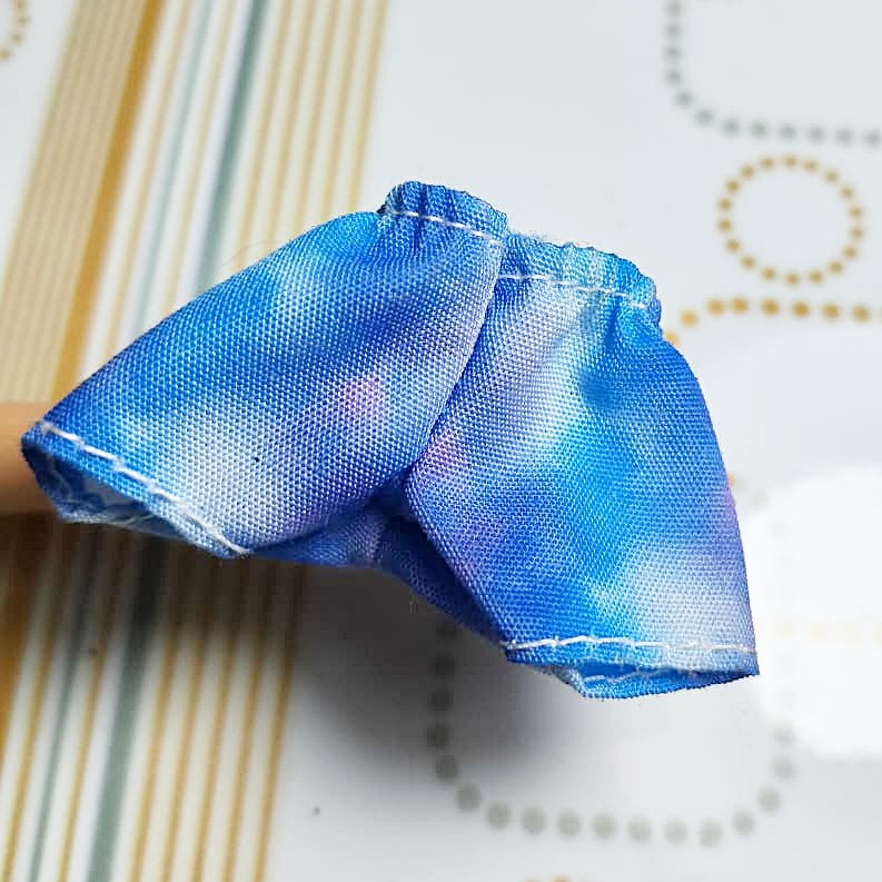 Baju Boneka Chelsea Adik Barbie Celana Pendek Tie Dye