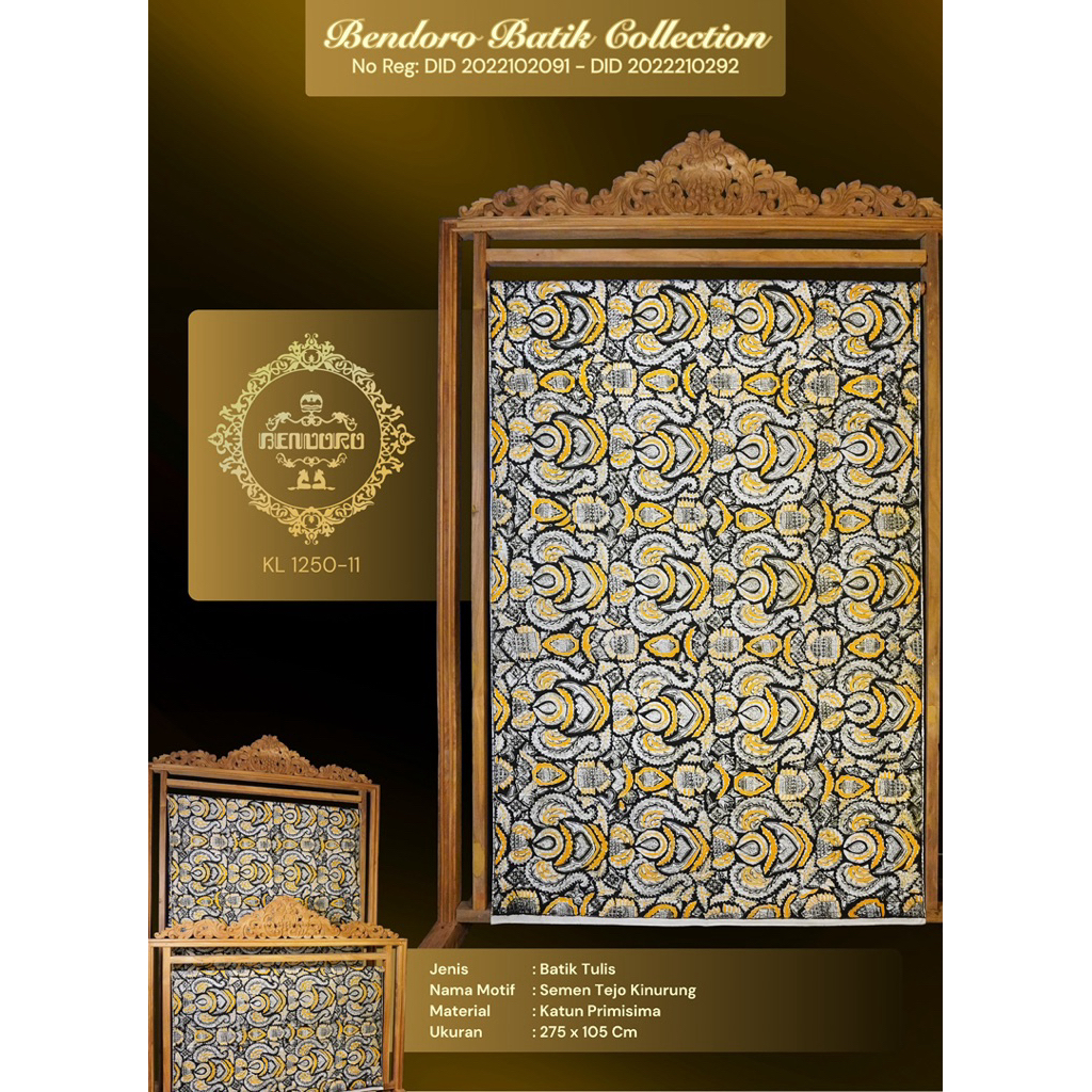 Kain Batik motif Semen Tejo Kinurung by Bendoro Batik Colec