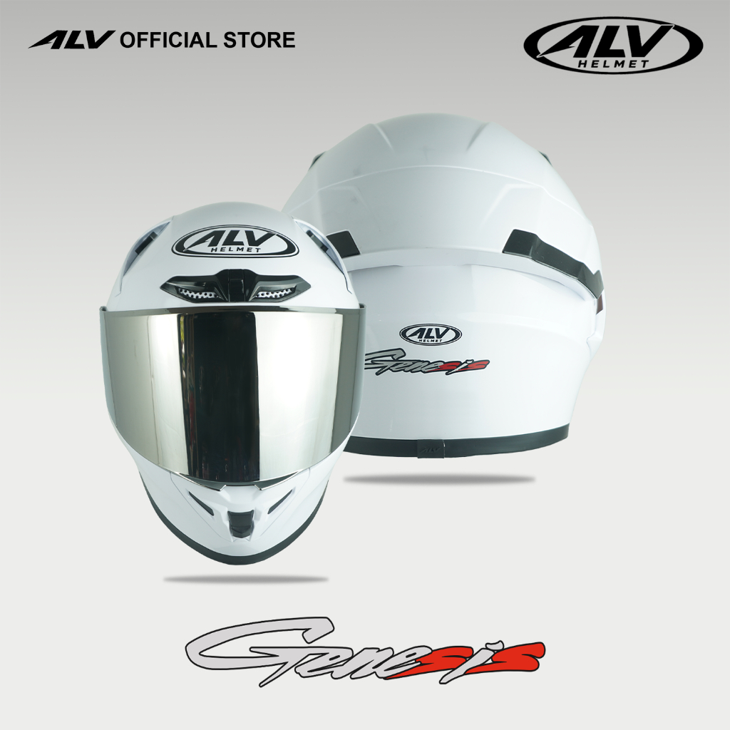 ALV Genesis Solid Silver - Helm Full Face