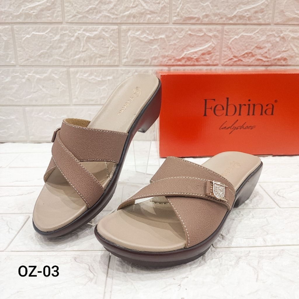 Original Febrina Sandal Slip-On Wanita OZ-03 & OZ-04