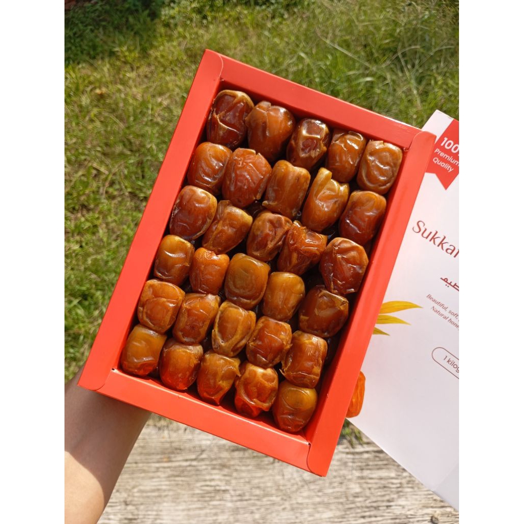 Kurma Sukari Maryam Premium Al Qosim 1kg Panen Baru – Lembut Lumer & Manis Alami