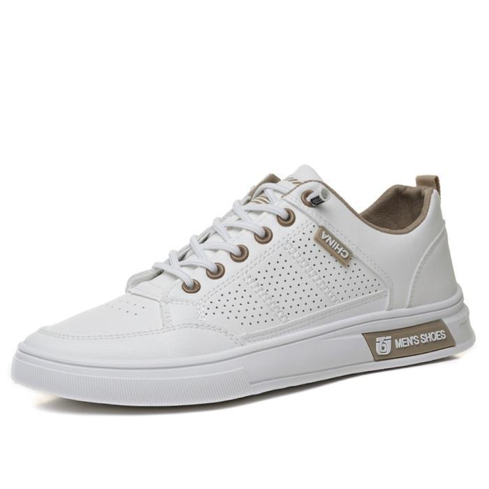 Eiger - Sepatu Sneakers Casual Tali Pria Sepatu Sekolah Formal Sepatu Putih Running Shoes Breathable