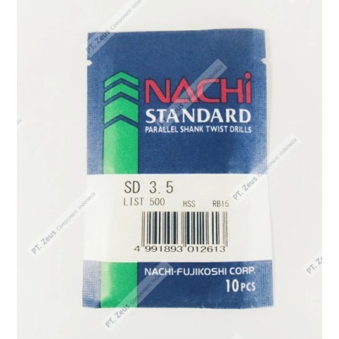 Mata Bor Nachi 3.5mm Drill Original Per Pcs / Mata Bor Nachi Set Original