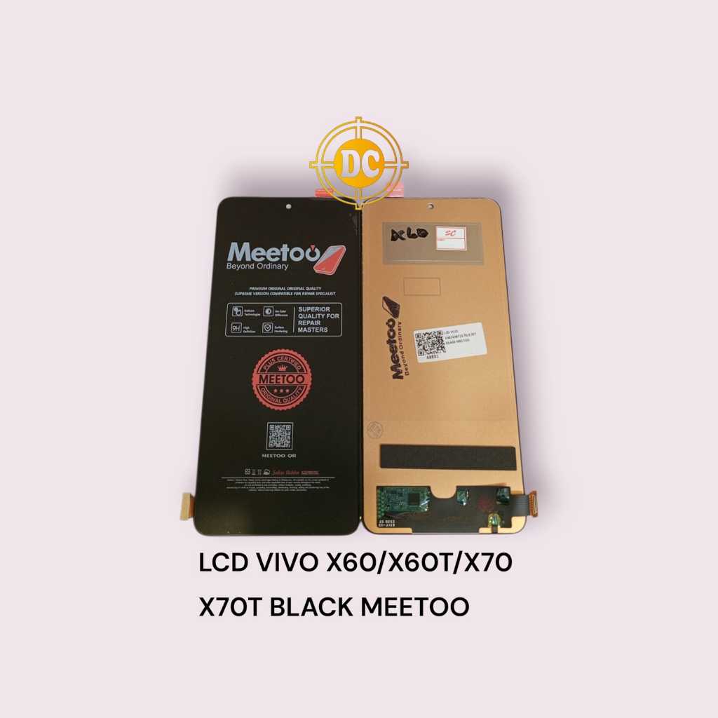 LCD TOUCHSCREEN VIVO X60/ X60 PRO / X60 PRO PLUS BLACK MEETOO