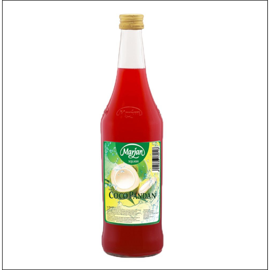 Sirup Marjan squash Rasa cocopandan/kelapa