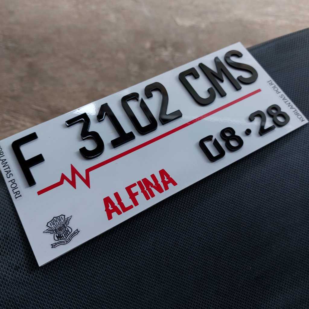 Plat Nomor Motor BAUT TANAM//Plat Nomor Motor WARNA PUTIH//Plat Nomor Motor VARIASI//Plat Nomor Moto