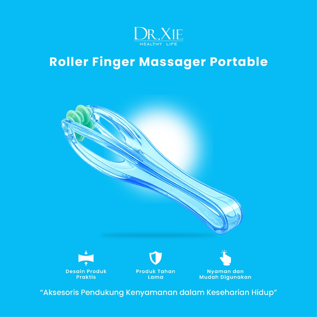 Finger Roller Massage Tool Manual – Alat Pijat Jari Model Clip Portable Ringan Mudah Digunakan
