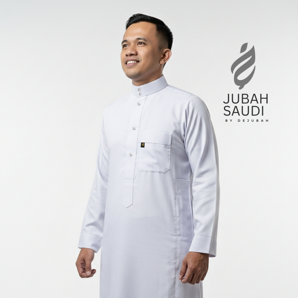 DeJubah - Gamis Pria Slim Fit Model SAUDI
