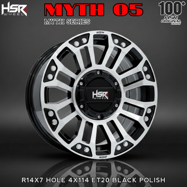 HSR Myth 05 Velg Ring 14 Set 4pcs Offroad | Velg R14 Buat Grandmax Carry Avanza Xenia