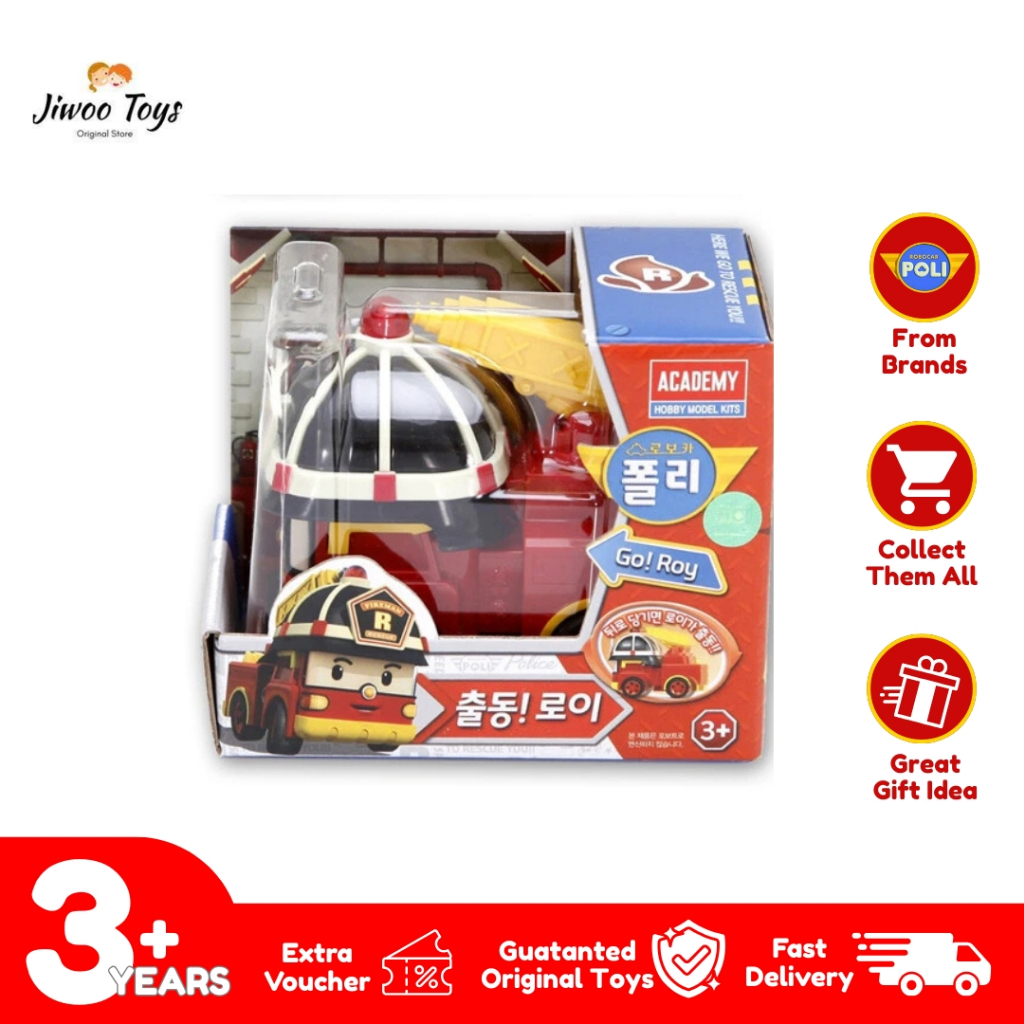 Silverlit Robocar Poli Go Series Roy 15719 Mainan Robocar Poli Original