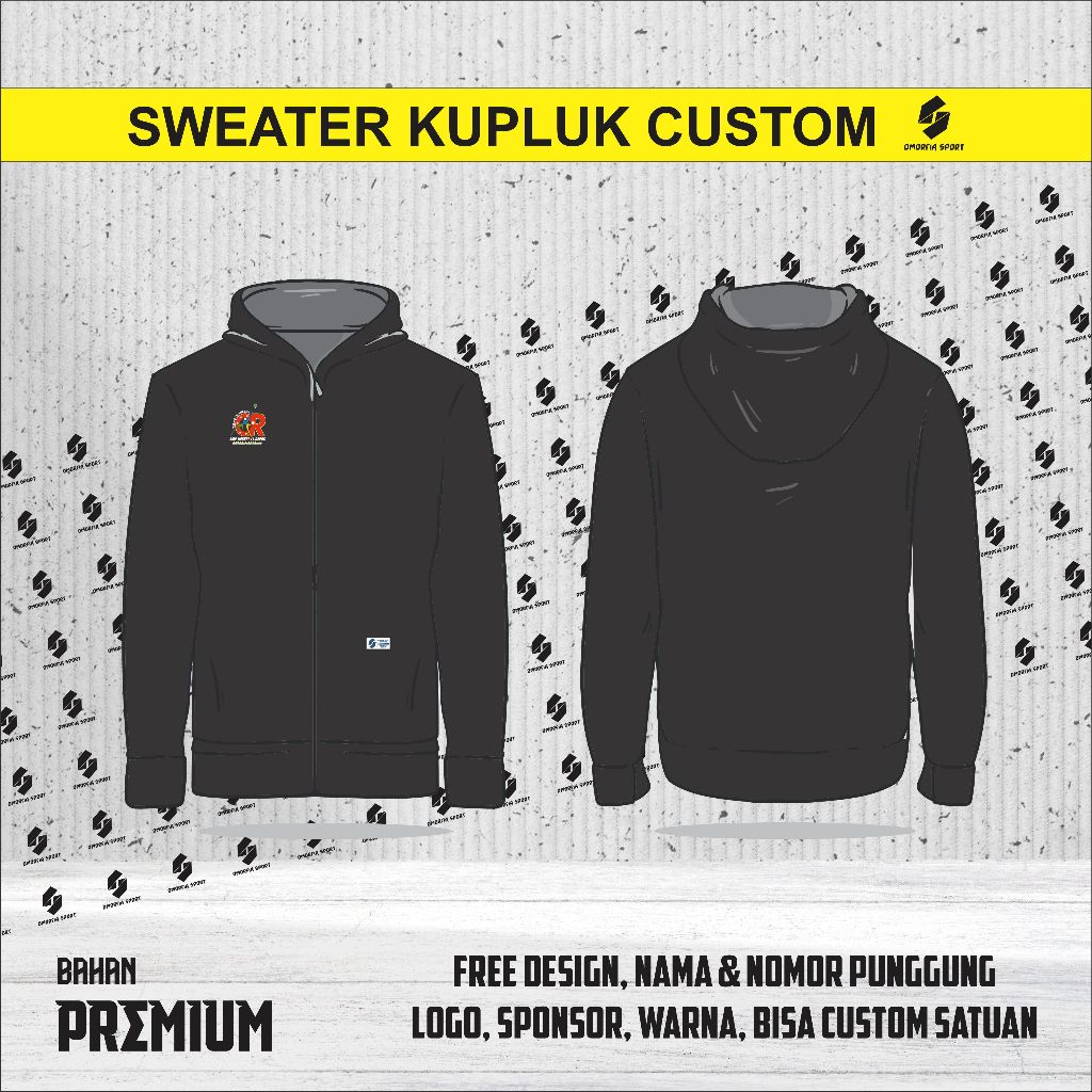 OS Jaket Kelas Olahraga Sebelast Dry Fit Premium