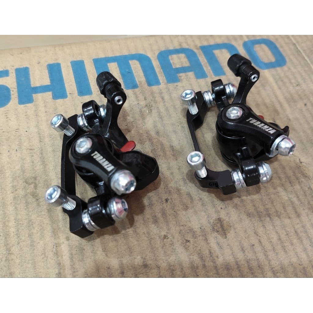Termurah Caliper Rem TURANZA Disc Brake Cakram TZ-G251 Mechanical By Pacific Sepeda MTB Mini Bmx Roa