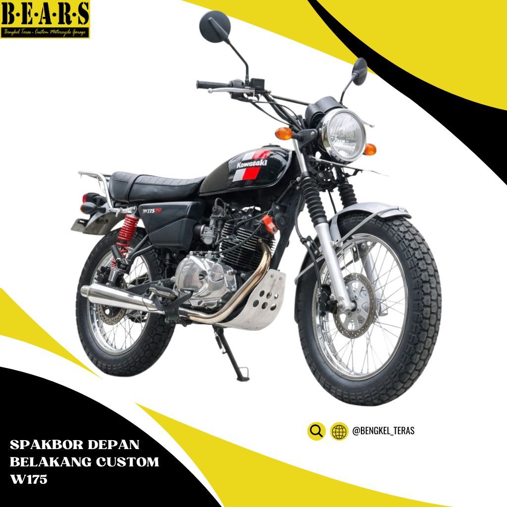 Spakbor Custom Kawasaki W175 British Style PnP Handmade