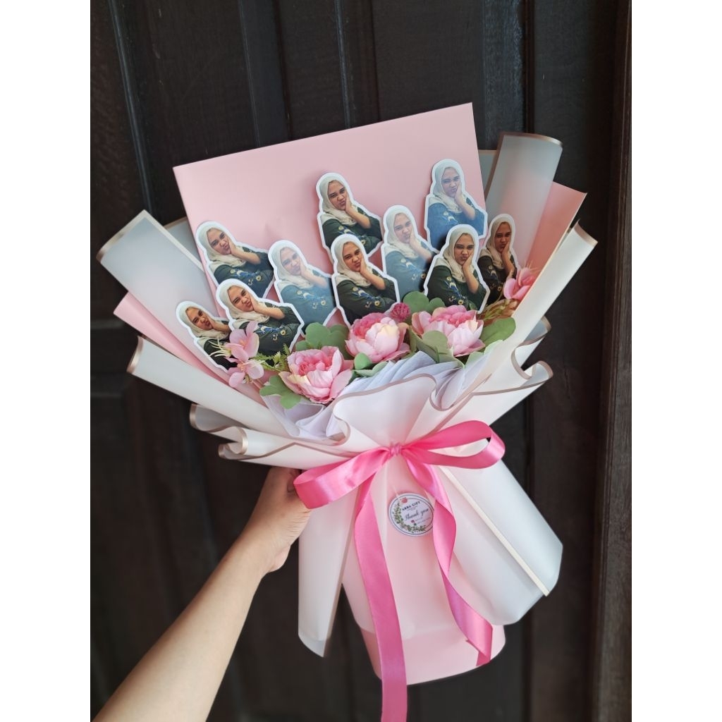 BUKET FOTO / BUKET BUNGA / BUKET BUNGA FOTO