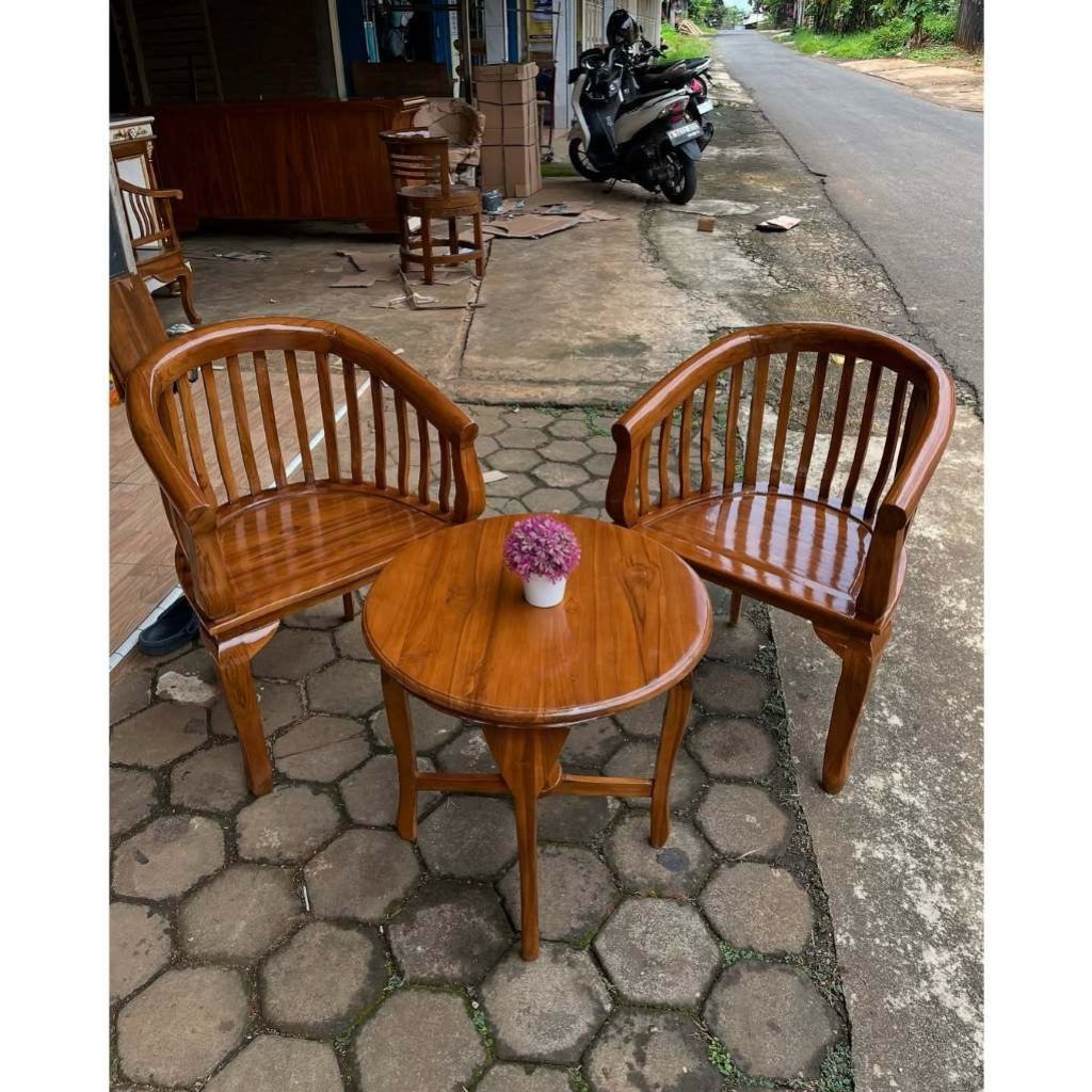 Kursi Teras Betawi Kursi Teras Kursi Teras Kayu Jati