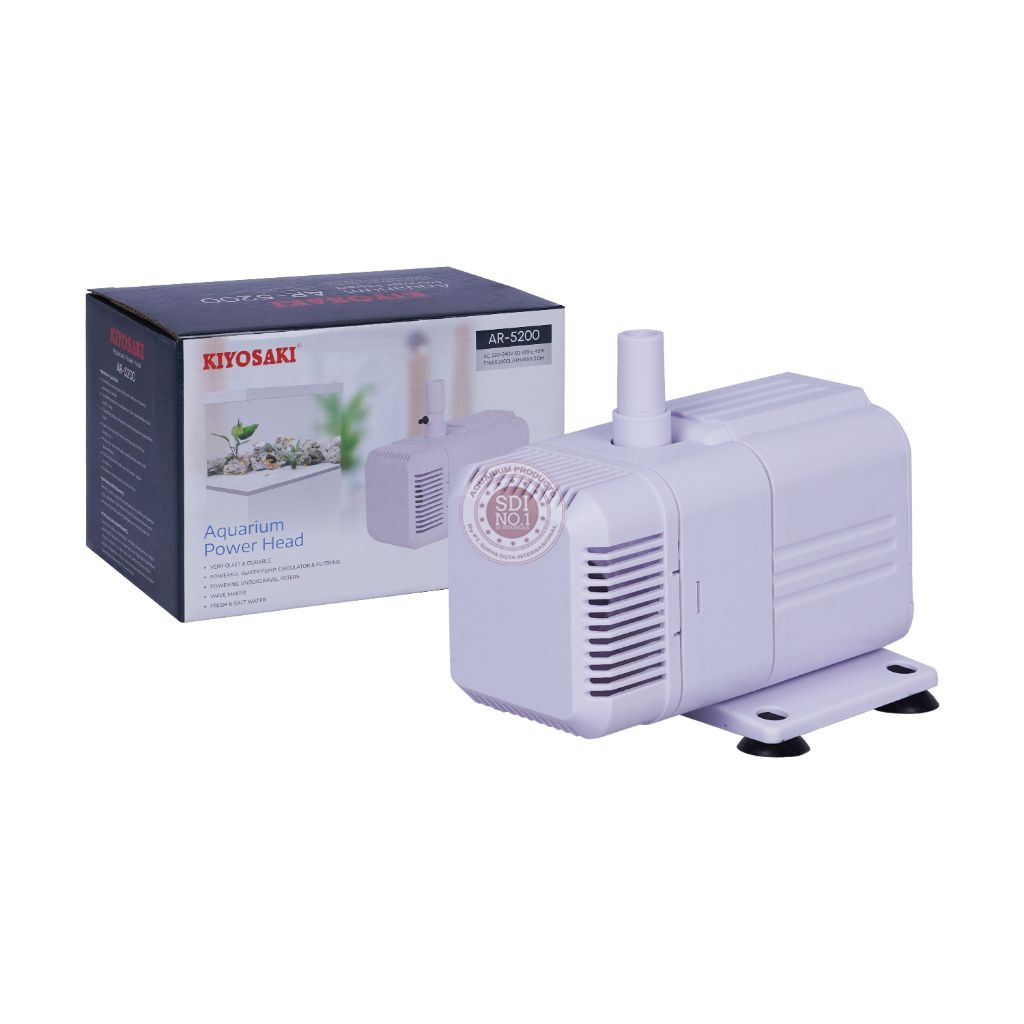 pompa celup kolam ikan kiyosaki ar-5200 pompa air mancur