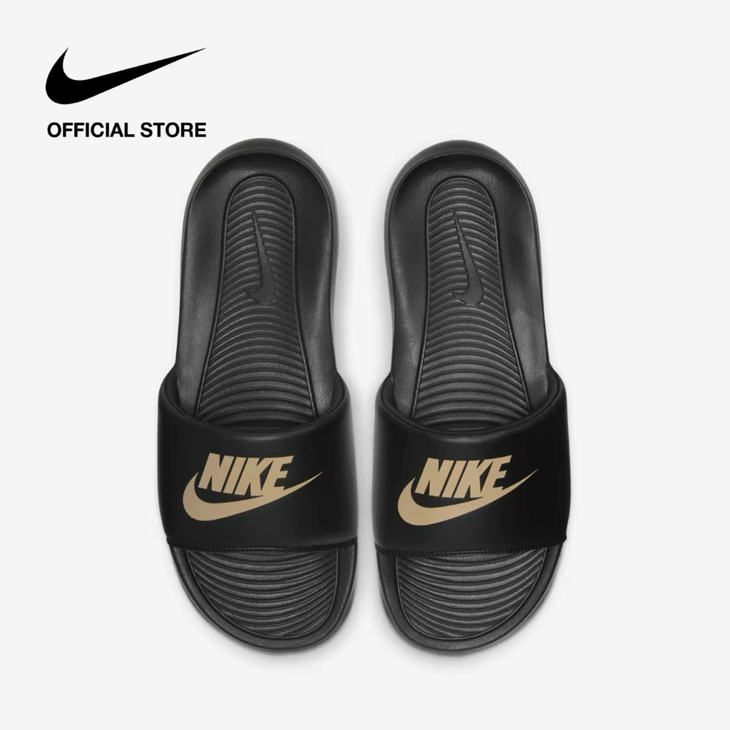 Nike Sandal Pria Victori One Black Original Resmi 100% (CN9675-006)