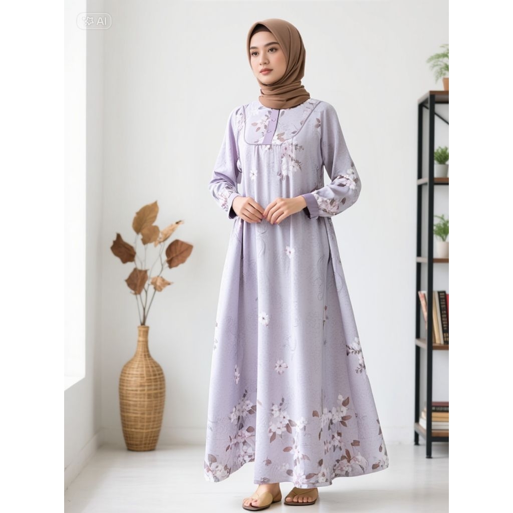 Gamis perembuan muslim armani Silk anti UV