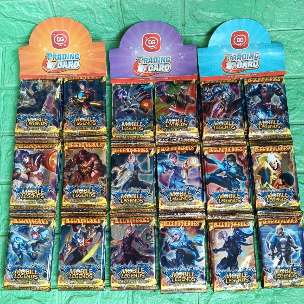 12 sachet Kartu Foil ML New Trading Card Game DG