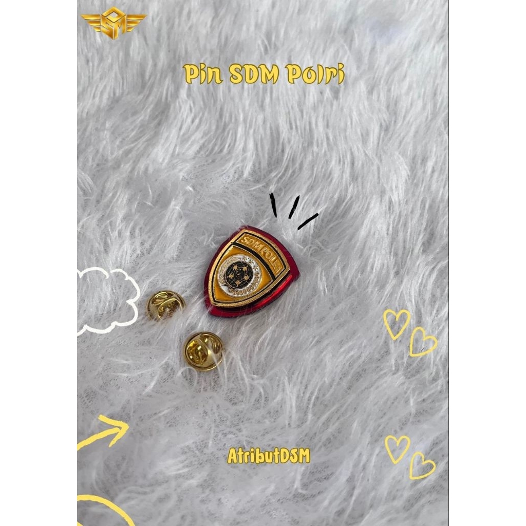 Pin SDM Polri Magnet / pin sdm polri