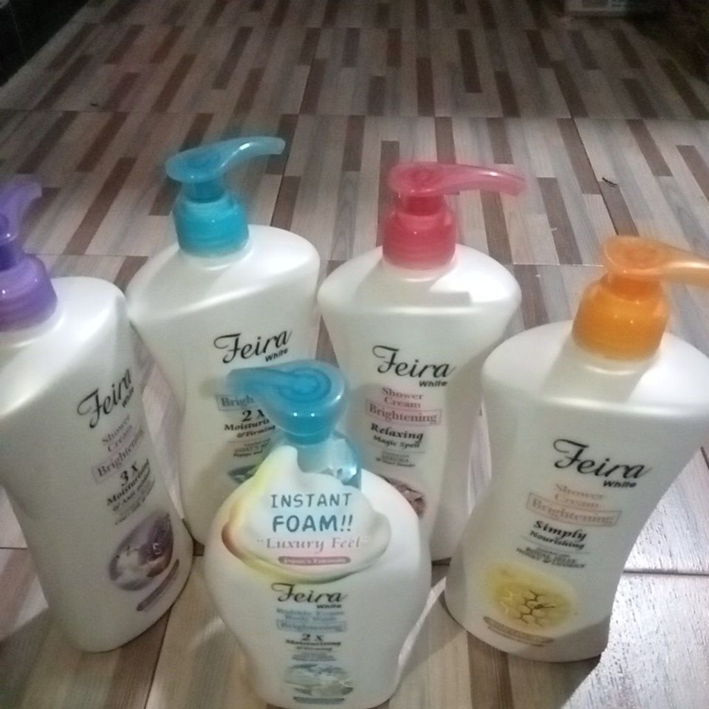 feira white shower cream brightening 1000/800ml