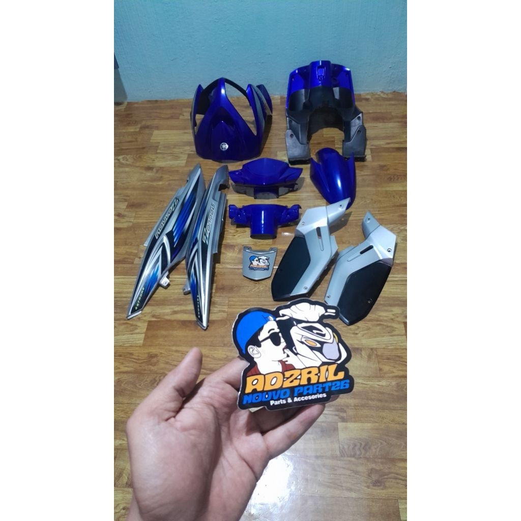 body nouvo z biru silver striping 2005 fullset alus & kasar/ copotan.