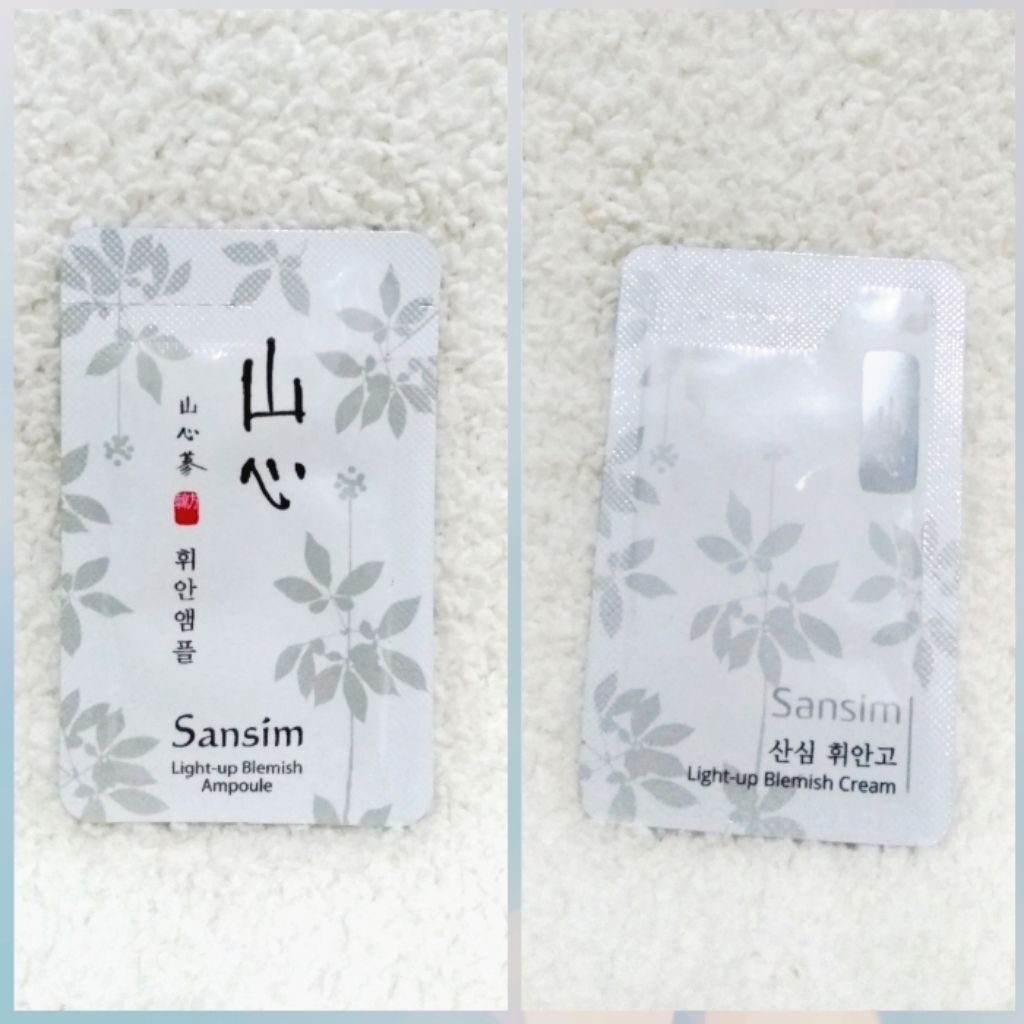 Jutanhak Sansim Light-Up Blemish Ampoule & Cream - Sample Sachet