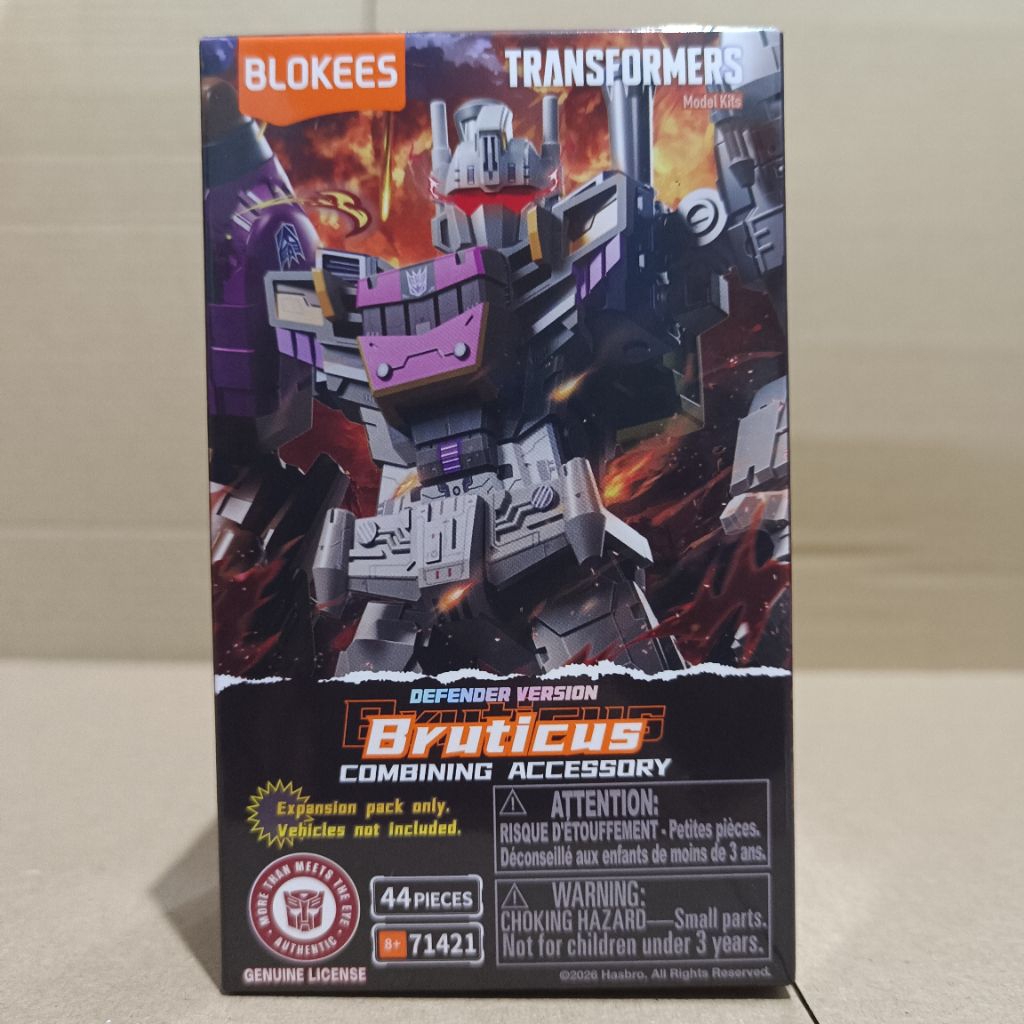 Blokees Transformers Defender Version Bruticus Combining Accessory Mainan Action Figure Original
