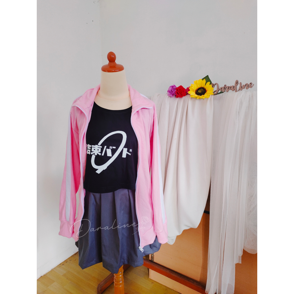 Kostum Seragam Cosplay Hitori Gotoh Bocchi The Rock Anime