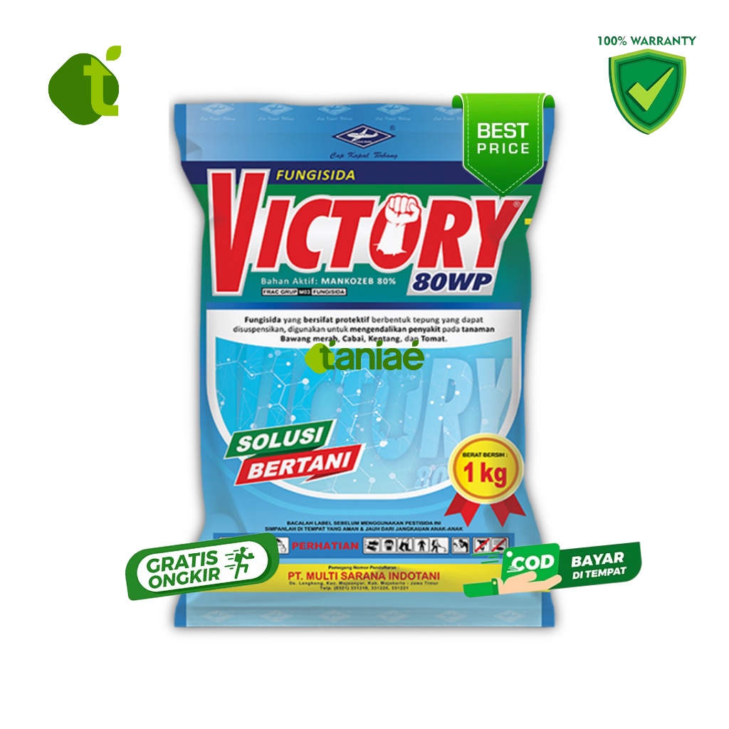 FUNGISIDA - VICTORY 80WP KUNING