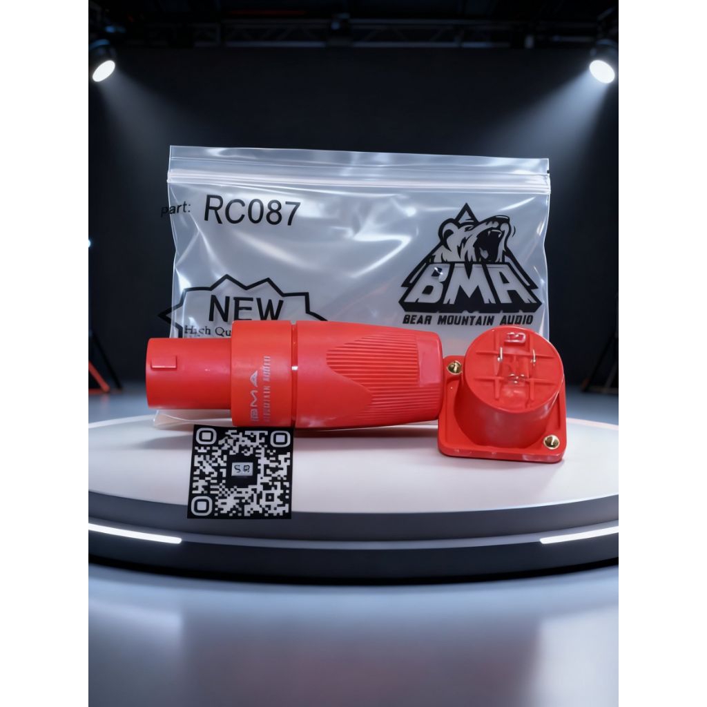 [1 set atau 2 pcs] jack spikon dan soket spikon bma