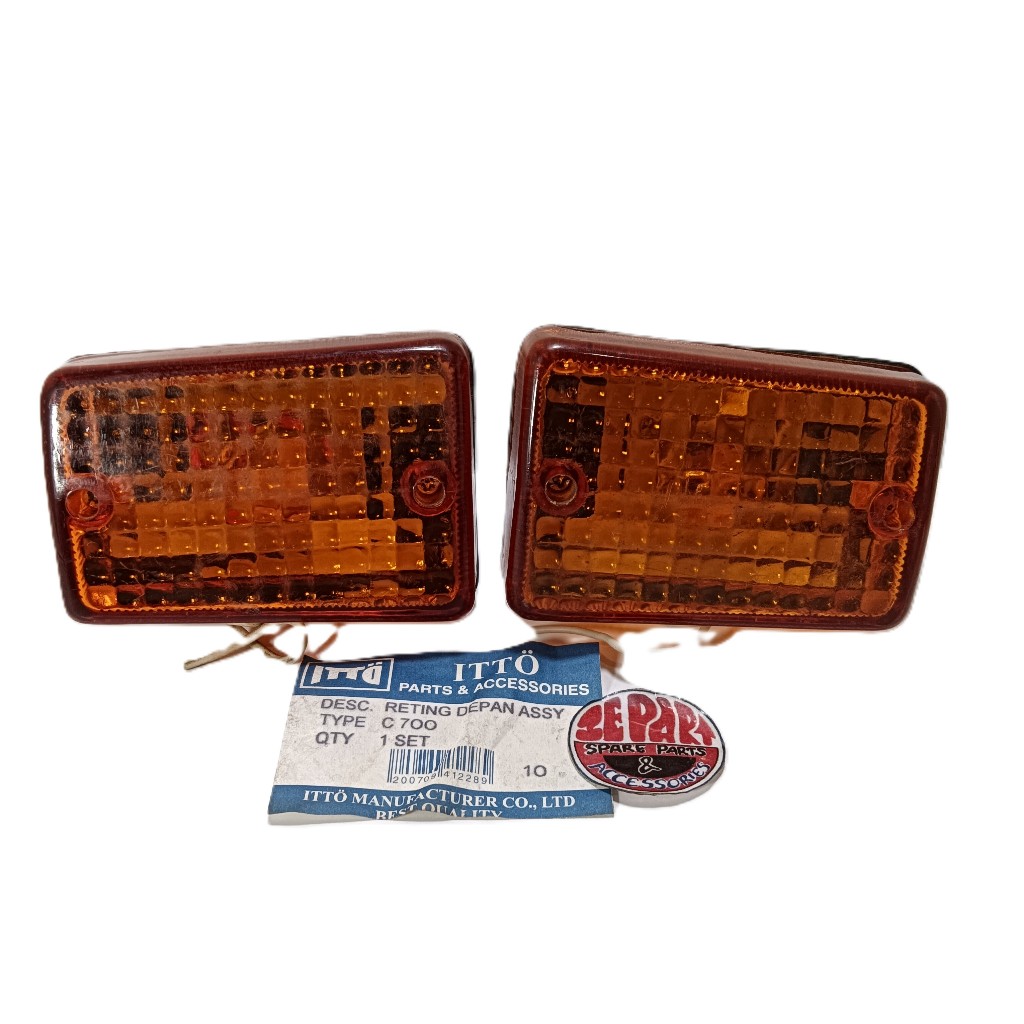 Lampu sen depan SET C700 C800 Supercup