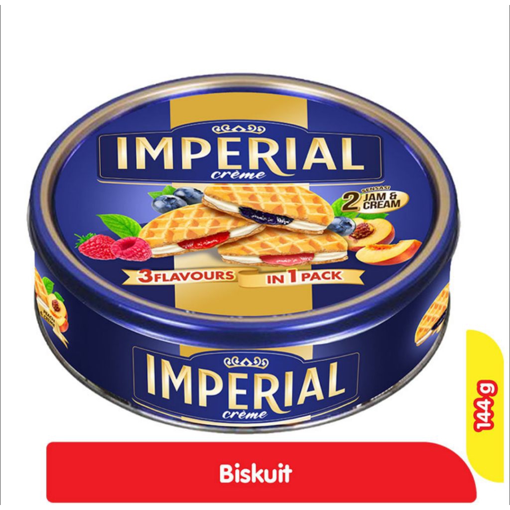 IMPERIAL Creme Biskuit Blueberry & Creme 144 g