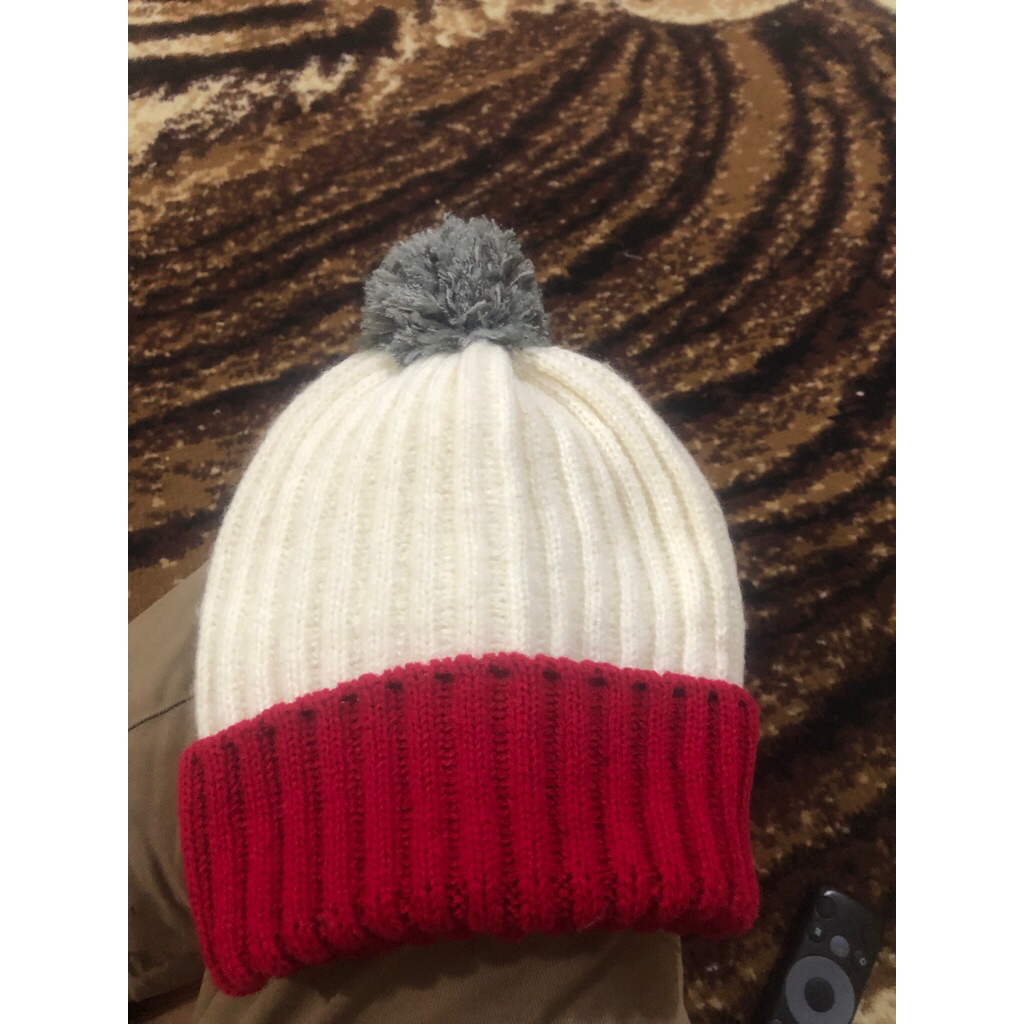 topi / kupluk salur anak jambul pria dan wanita