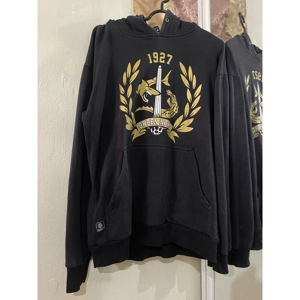 preloved hoodie green nord original