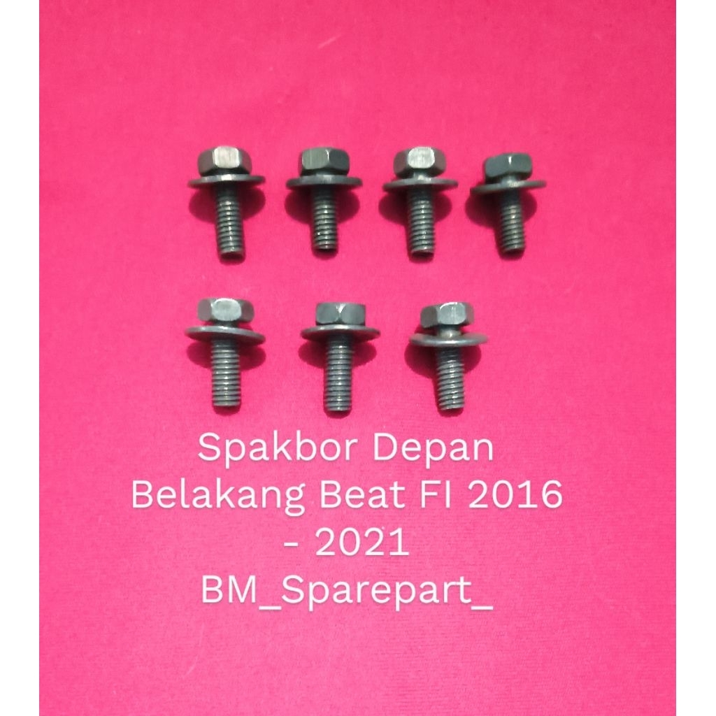 Baut Spakbor Depan Belakang Beat FI 2016-2021