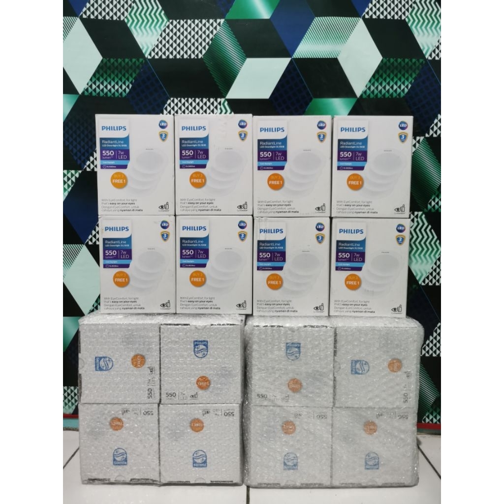 Downlight philips 7 watt isi 4