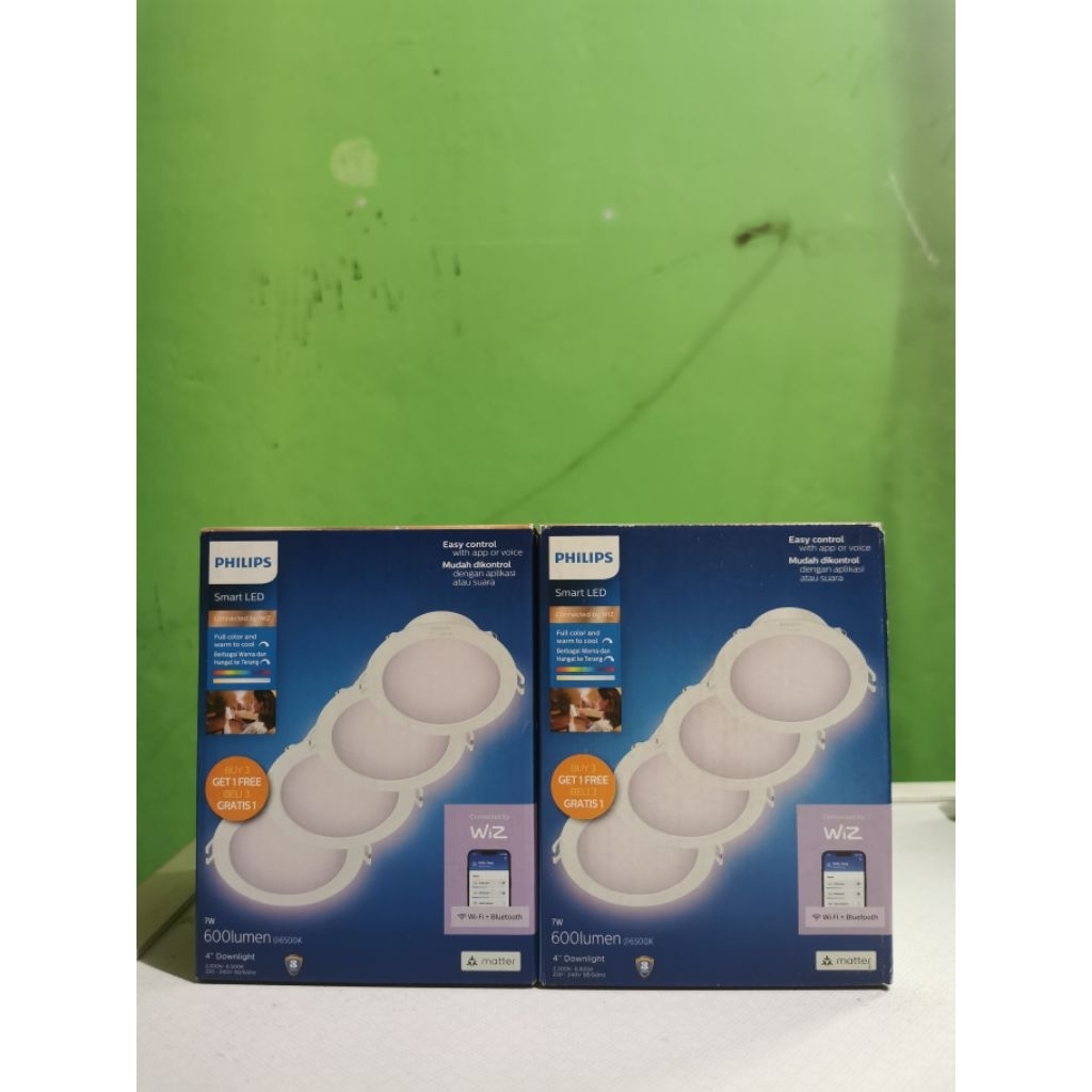 Smart downlight philips 7 watt