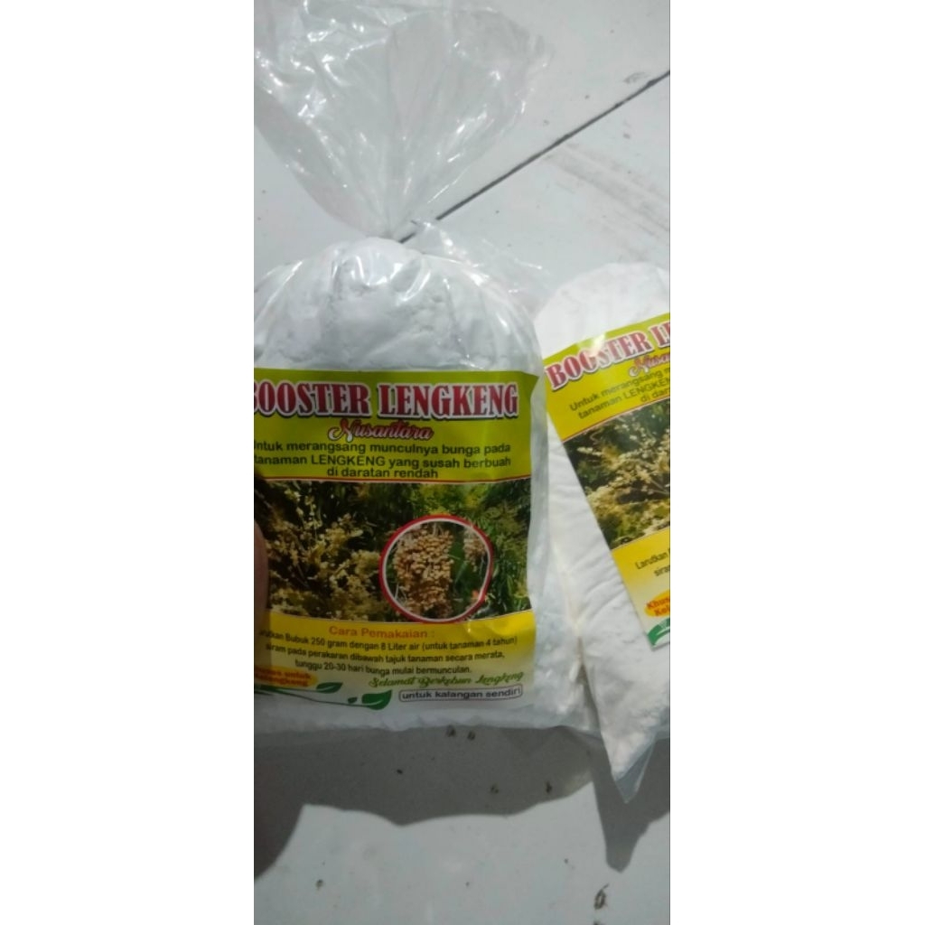 pupuk booster lengkeng kemasan 1 kg serbuk kclO3 murni non campuran termurah,bisa cod dan free ongki