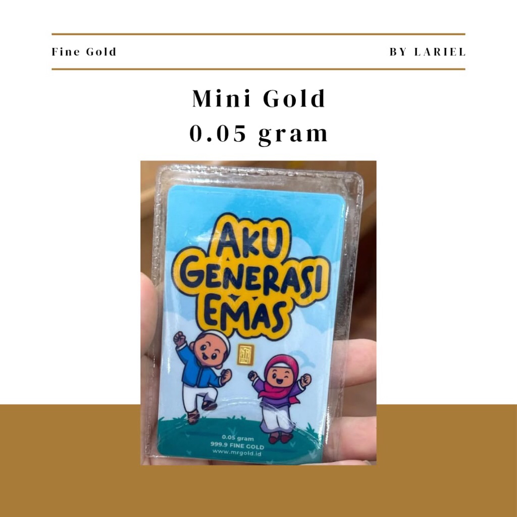 Emas Logam Mulia Murni Mini Gold - 0.05 gram