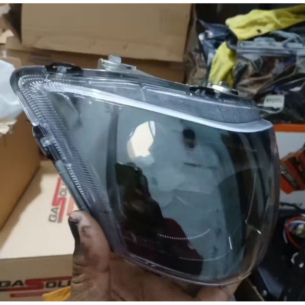 Reflektor Plus Mika Kaca Lampu Depan Mio J Mio GT Custom Socket Dudukan H4