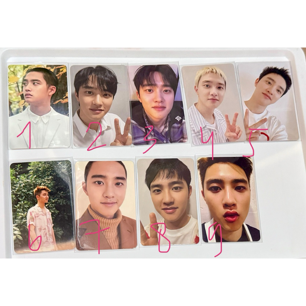 (UPDATED) PHOTOCARD DO EXO DOH KYUNGSOO (sg, power, emphaty, dftf, universe, kokobop)